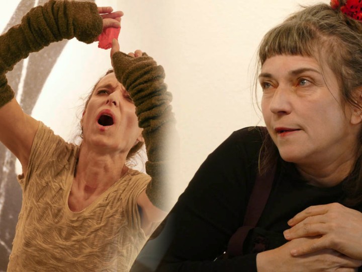 Butoh-Tanzperformance, Doris Försterling, Cambra Skadé