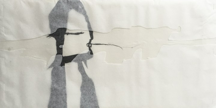 Figur, Moi, Acryl und Wachs